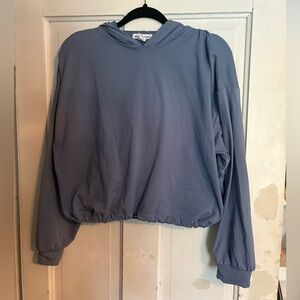 Charlotte Russe Slate Blue Hoodie